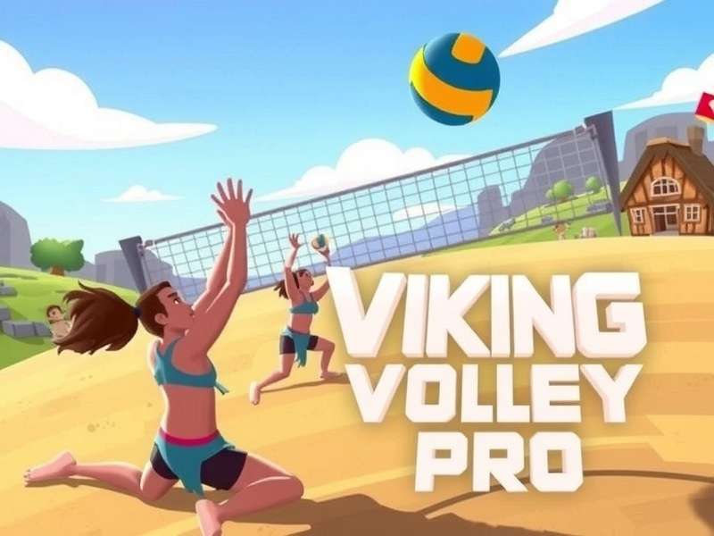 Viking Volley Pro Official Game Cover Art Viking Volley Pro Game Cover